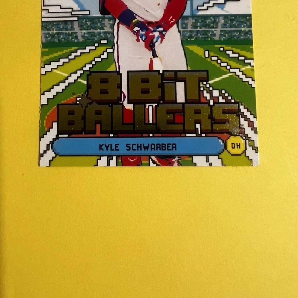 2026‎ Topps Series 1 Celebration Kyle Schwarber 8 Bit Ballers #8B-25 Phillies